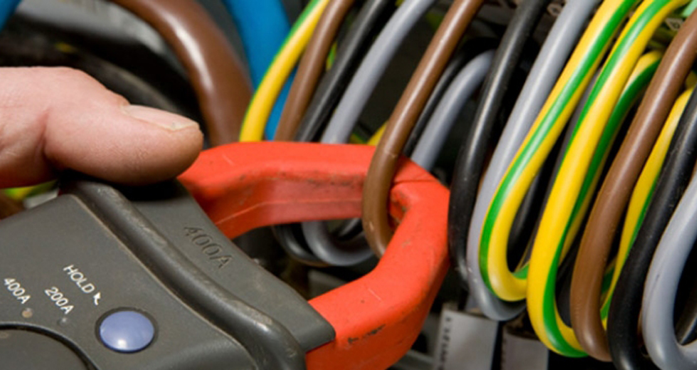 Grout Electric Wires with Voltage Tester